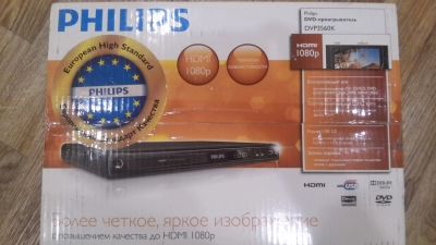 Лот: 15194332. Фото: 1. DVD/USB плеер Philips DVP3560K. DVD, Blu-Ray плееры