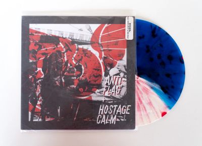 Лот: 16704384. Фото: 1. Anti-Flag + Hostage Calm ‎– Anti-Flag... Аудиозаписи