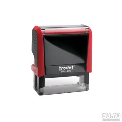 Лот: 14020225. Фото: 1. Trodat 4913 (58х22 мм) цвет красный... Печати, штампы, оснастки