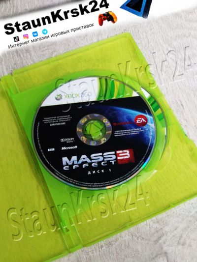 Лот: 16982674. Фото: 1. Mass Effect 3 , лицензионный диск... Игры для консолей