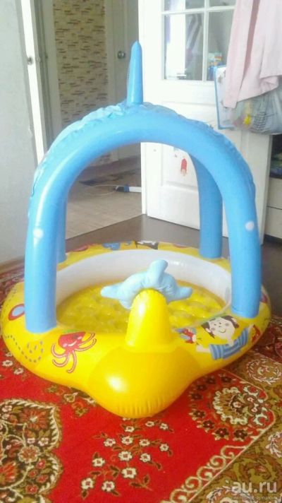 Лот: 9822397. Фото: 1. Детский бассейн надувной Маленький... Бассейны, аксессуары и комплектующие