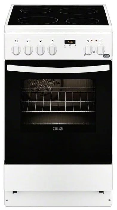 Лот: 19109572. Фото: 1. Электрическая плита Zanussi ZCV9553H1W... Плиты, духовые шкафы, варочные поверхности