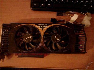 Лот: 8097862. Фото: 1. Видеокарта GeForce GTX 260 896mb... Видеокарты
