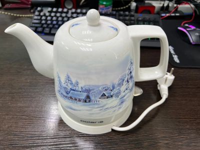 Лот: 19618040. Фото: 1. Керамический чайник рабочий. Чайники, кофемашины, кулеры