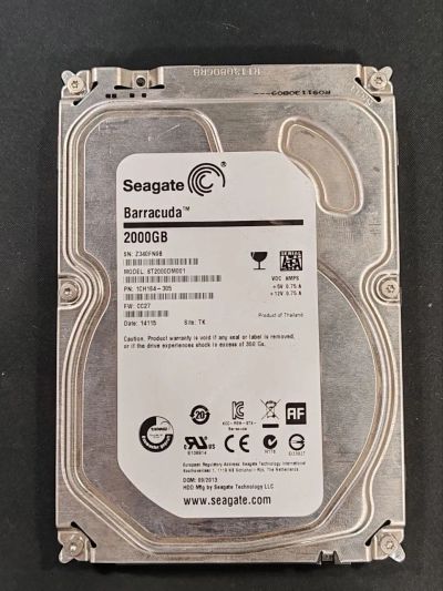 Лот: 25789544. Фото: 1. Жесткий диск Seagate 2TB 2000gb... Жёсткие диски (HDD)