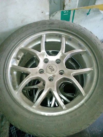 Лот: 9944035. Фото: 1. GoodYear 225/50R17 на литье. Шины на дисках