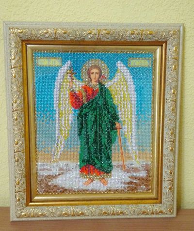 Лот: 13476985. Фото: 1. Икона бисер. Вышивание