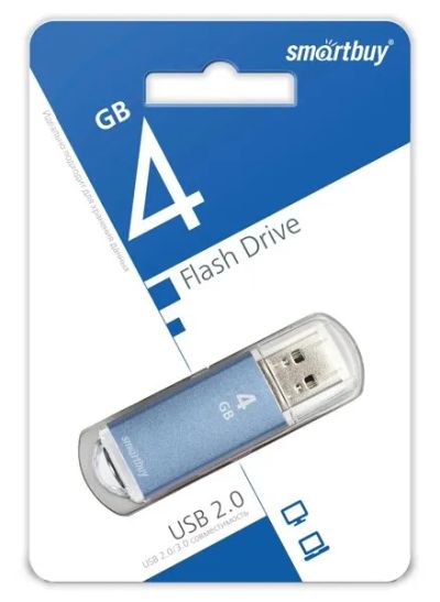 Лот: 15021389. Фото: 1. 4GB накопитель Smartbuy V-Cut... USB-флеш карты