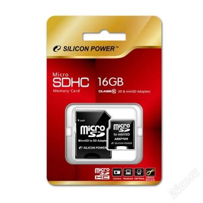Лот: 2026893. Фото: 1. Карта памяти Silicon Power MicroSd... Карты памяти