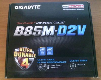 Лот: 8184074. Фото: 1. Материнская плата Gigabyte B85M-D2V... Материнские платы