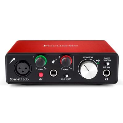 Лот: 12773992. Фото: 1. Аудиоинтерфейс Focusrite Scarlett... Другое (профессиональный звук)