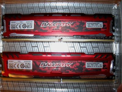 Лот: 17351716. Фото: 1. DDR4 2x8GB Crucial BLS2K8G4D30AESEK... Оперативная память