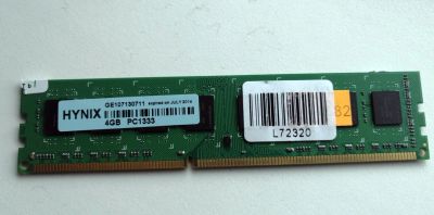 Лот: 14997491. Фото: 1. Hynix 4GB DDR3 1333Mhz (Идеальная... Оперативная память