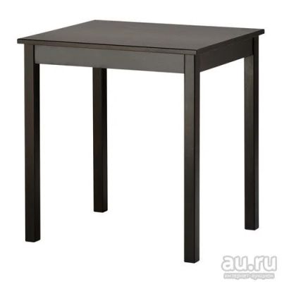 Лот: 8957458. Фото: 1. Стол "Олмстад" чёрный ikea. Столы, стулья, обеденные группы