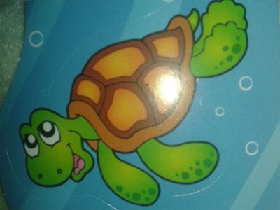 Лот: 5295113. Фото: 1. Наклейки липкие 220 шт Черепахи... Развивающие
