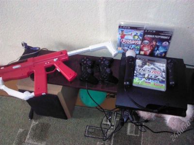 Лот: 1716050. Фото: 1. PlayStation 3 (ps3) slim, 320гб. Игровые приставки, консоли