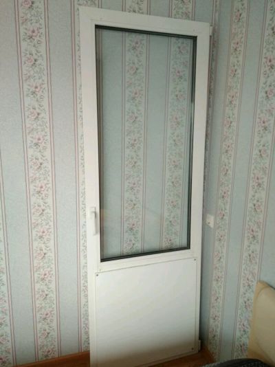 Лот: 11209000. Фото: 1. Дверь пластиковая бу. Окна, балконы