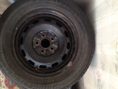Лот: 7158765. Фото: 1. Штампы с летней резиной Bridgestone... Шины на дисках