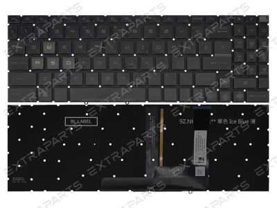 Лот: 24875196. Фото: 1. Клавиатура MSI Bravo 15 C7VF черная... Клавиатуры для ноутбуков