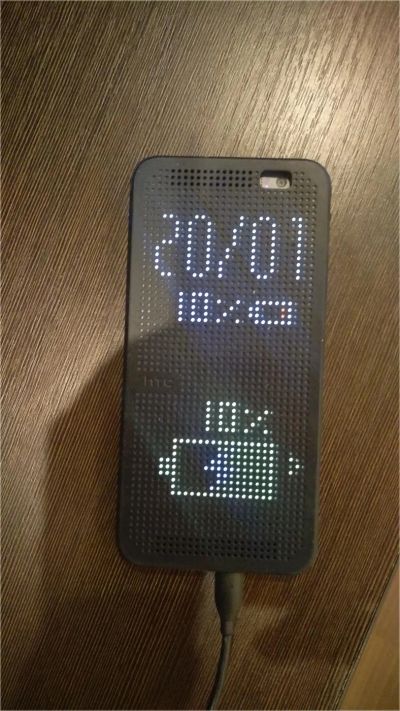 Лот: 10915711. Фото: 1. Чехол HTC One Е8 Dot View. Защитные стёкла, защитные плёнки