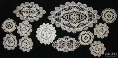 Лот: 11191667. Фото: 1. Кружева старинные фламандские... Другое (антиквариат)