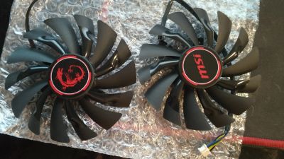 Лот: 16546267. Фото: 1. Кулер видеокарты для MSI 1080... Системы охлаждения