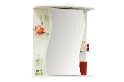 Лот: 23667685. Фото: 1. Шкаф с зеркалом левый Sanflor... Мебель для ванной комнаты
