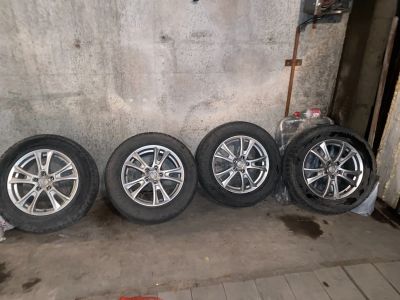 Лот: 25806003. Фото: 1. Колеса 225 65 17 на зиме. Шины на дисках