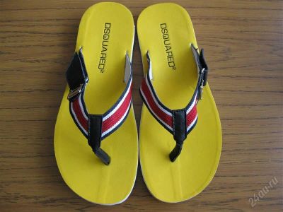 Лот: 979917. Фото: 1. Сланцы DSQUARED. Шлепанцы, сланцы