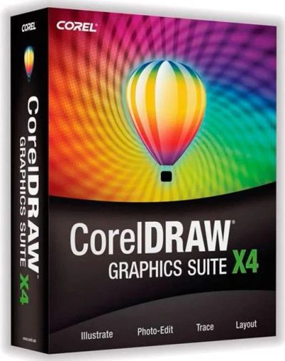 Лот: 15111986. Фото: 1. Corel Draw X4 (коробка, оф.лицензия... Офисные и специальные (CADы)