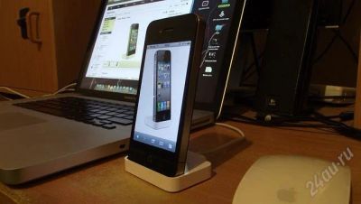 Лот: 2668416. Фото: 1. iPhone 4/4S Dock station charger... Зарядные устройства, блоки питания, адаптеры сетевые для смартфонов
