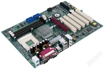 Лот: 863352. Фото: 1. EP-8KRAI s462 KT600, 3xDDR400... Материнские платы