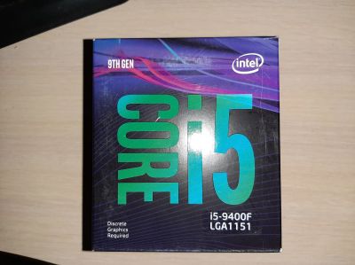 Лот: 15067926. Фото: 1. Новый процессор Intel Core i5-9400F... Процессоры