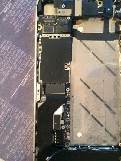 Лот: 4768401. Фото: 1. материнская плата iphone 4s. Микросхемы и платы