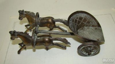 Лот: 17685079. Фото: 1. Фигурка винтажная Колесница (Y691... Другое (антиквариат)