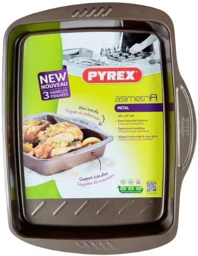 Лот: 25324344. Фото: 1. Форма прямоугольная Pyrex Asimetria... Формы для запекания, выпечки