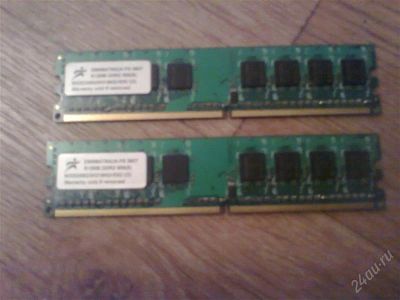 Лот: 2098244. Фото: 1. DIMM DDR2 512MB 800Mhz 2 Штуки. Оперативная память