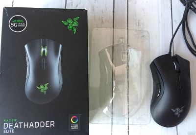 Лот: 16960155. Фото: 1. Мышь Razer Deathadder Elite. Клавиатуры и мыши