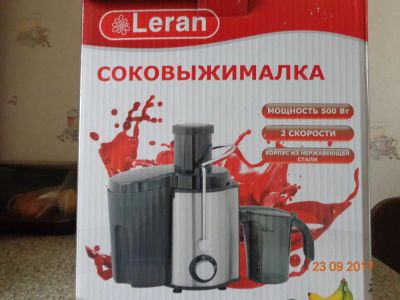 Лот: 10344136. Фото: 1. Соковыжималка Leran. Остальная техника