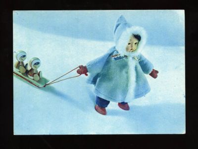 Лот: 11481247. Фото: 1. открытка из серии Куклы * С.С... Открытки, конверты