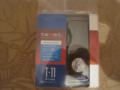 Лот: 5922834. Фото: 1. Продам Мр3 плеер Texet T11. Плееры