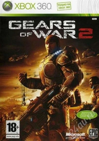 Лот: 718683. Фото: 1. Gears of War 2, игра для Xbox... Игры для консолей