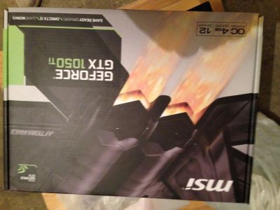 Лот: 10022631. Фото: 1. Msi gtx 1050 ti. Видеокарты