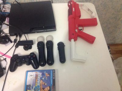 Лот: 4932064. Фото: 1. PlayStation 3, 1 джой + Camera... Игровые приставки, консоли