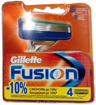 Лот: 7899828. Фото: 1. gillette fusion кассеты 4 шт. Уход за лицом 