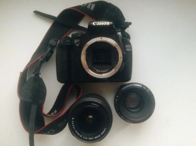 Лот: 10745047. Фото: 1. Canon 1100D Kit EF-S 18-55mm f... Цифровые зеркальные