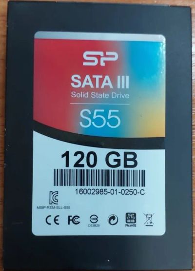 Лот: 20011994. Фото: 1. SSD Silicon Power Slim S55 120... SSD-накопители