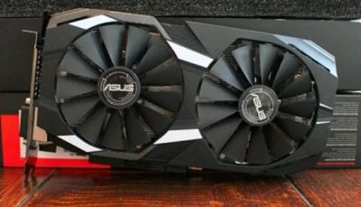 Лот: 19396735. Фото: 1. Asus Radeon RX 580 8 гигов. Видеокарты