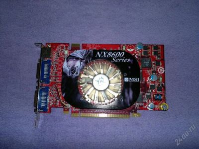 Лот: 988967. Фото: 1. GeForce NX 8600 GT MSI DDR3 PCI-E... Видеокарты