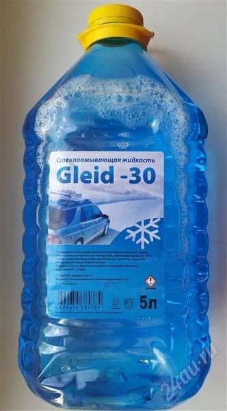 Лот: 2127977. Фото: 1. Стеклоомывающая жидкость "GLIDE... Масла, жидкости